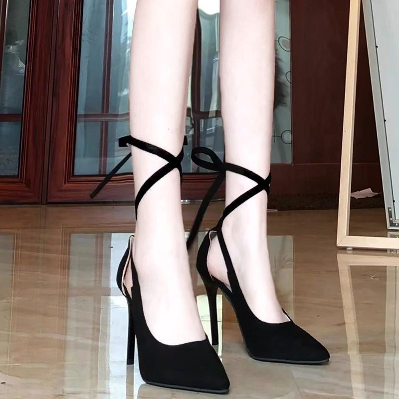 Women's Sexy French high-heeled shoes - Pointed Toe Stiletto heels, Slip-Resistant Rubber Sole, Formal & Party Evening Shoes - Elegant Women's Dress Footwear
