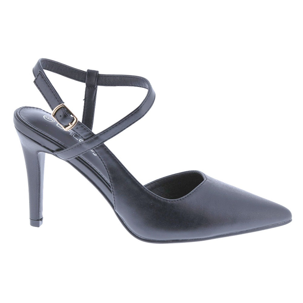 Elegant and fashionable new spring and summer pointed stiletto heels, back-opening design single-strap sandals, wedding party commuting essentials