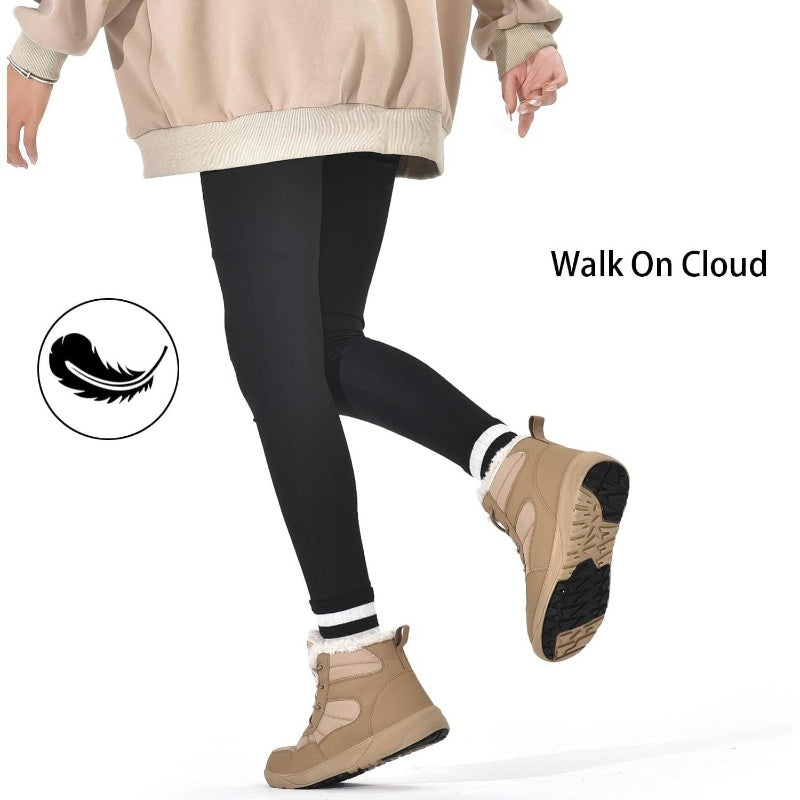 Women's Winter Snow Boots with Fur - Lightweight Warm Ankle Booties, Slip-On\u002F Compatible for Snow, Ice, Slush & Cold Floors - Cozy Winter Shoes for Icy & Wet Surfaces