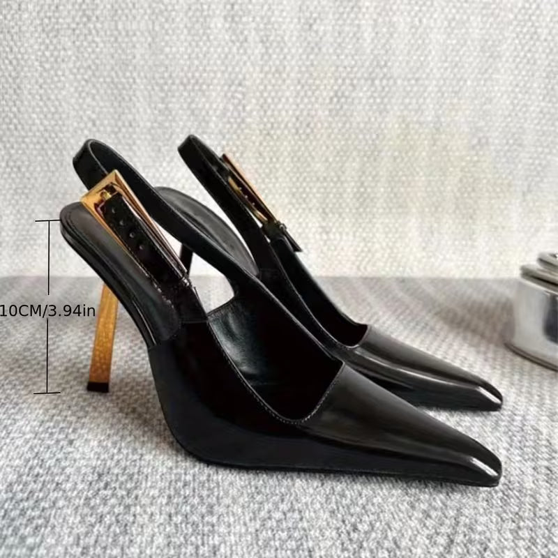 Women's Sexy Pointed-Toe Stiletto High Heels - Ultra-High Thin Heel s with Upper &, Toe for Weddings, Parties, Office - Summer Fashion Pumps (Hand Washable)