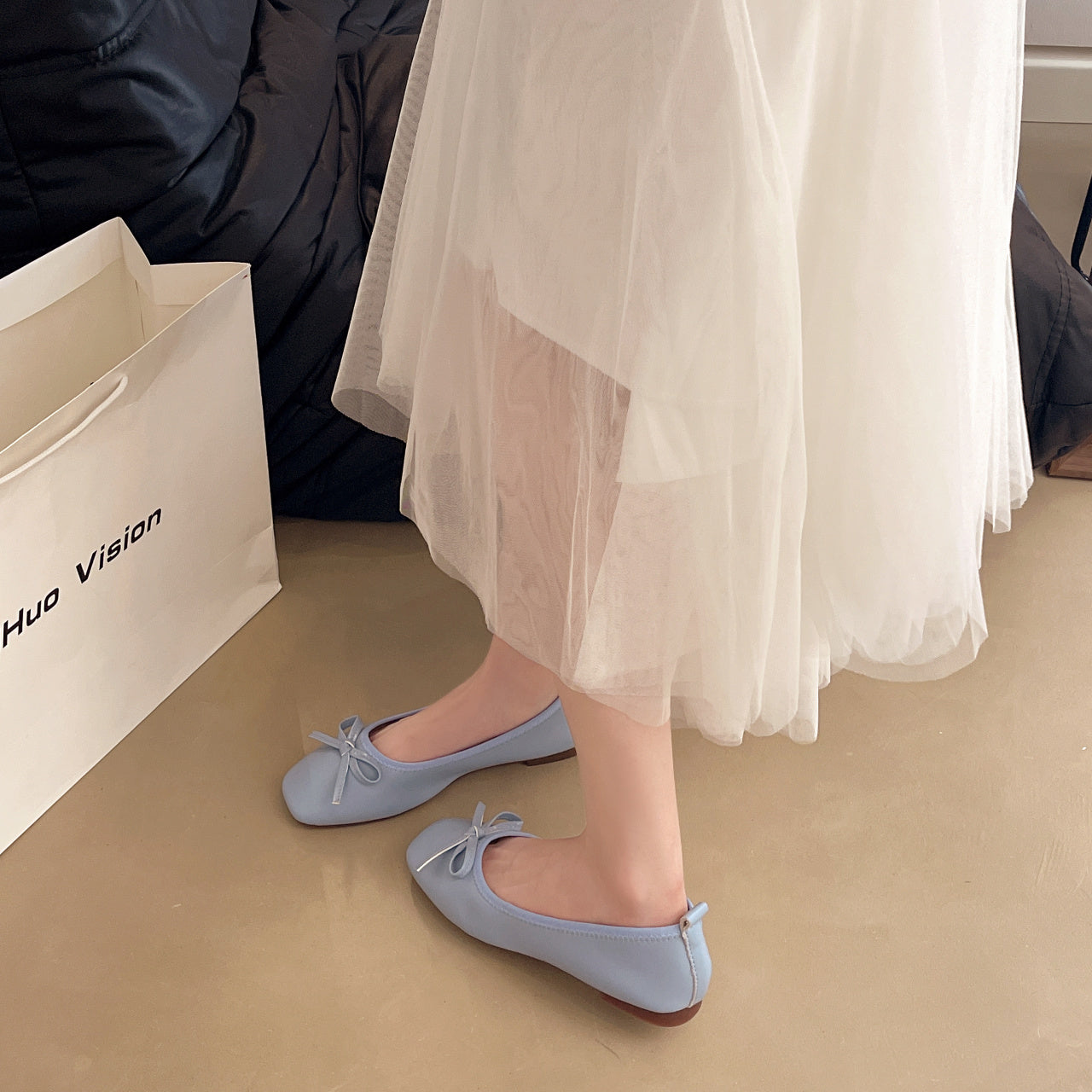 Women'S Vintage Blue Mary Jane Slip-On Shoes with Bow Detail - Perfect for Spring, Summer, and Fall - Versatile LoLita Style, Allseason Shoes|Vintageinspired Design|Rubber Sole