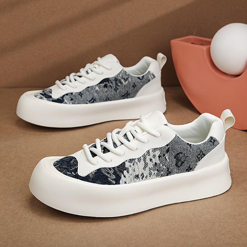 Men'S & Women'S Low-Top Sneakers - Lace-Up Round-Toe Casual Shoes with Arch Support, All-Season Comfort, & GreyTan - Minimalist Everyday Shoes for